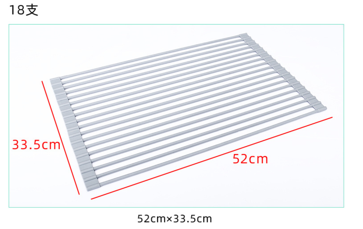Collapsible Over-the-Sink Colander & Drain Basket