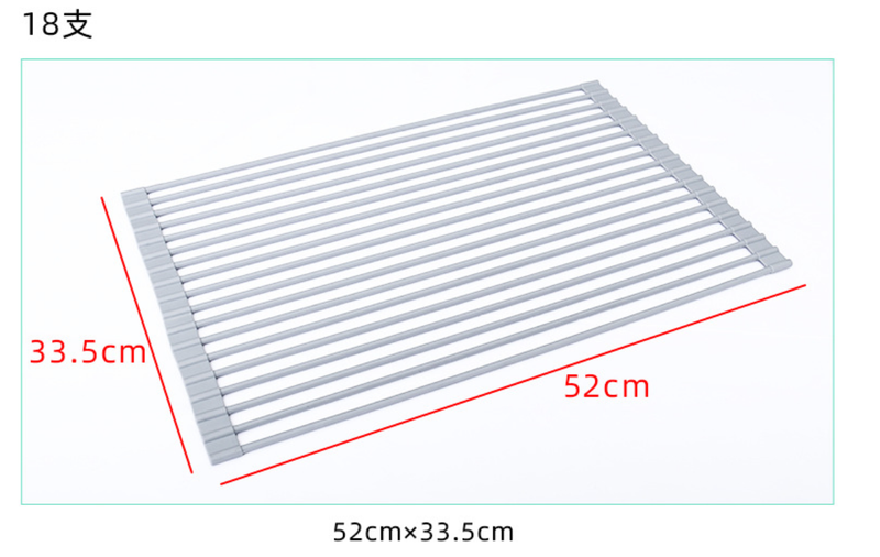 Collapsible Over-the-Sink Colander & Drain Basket