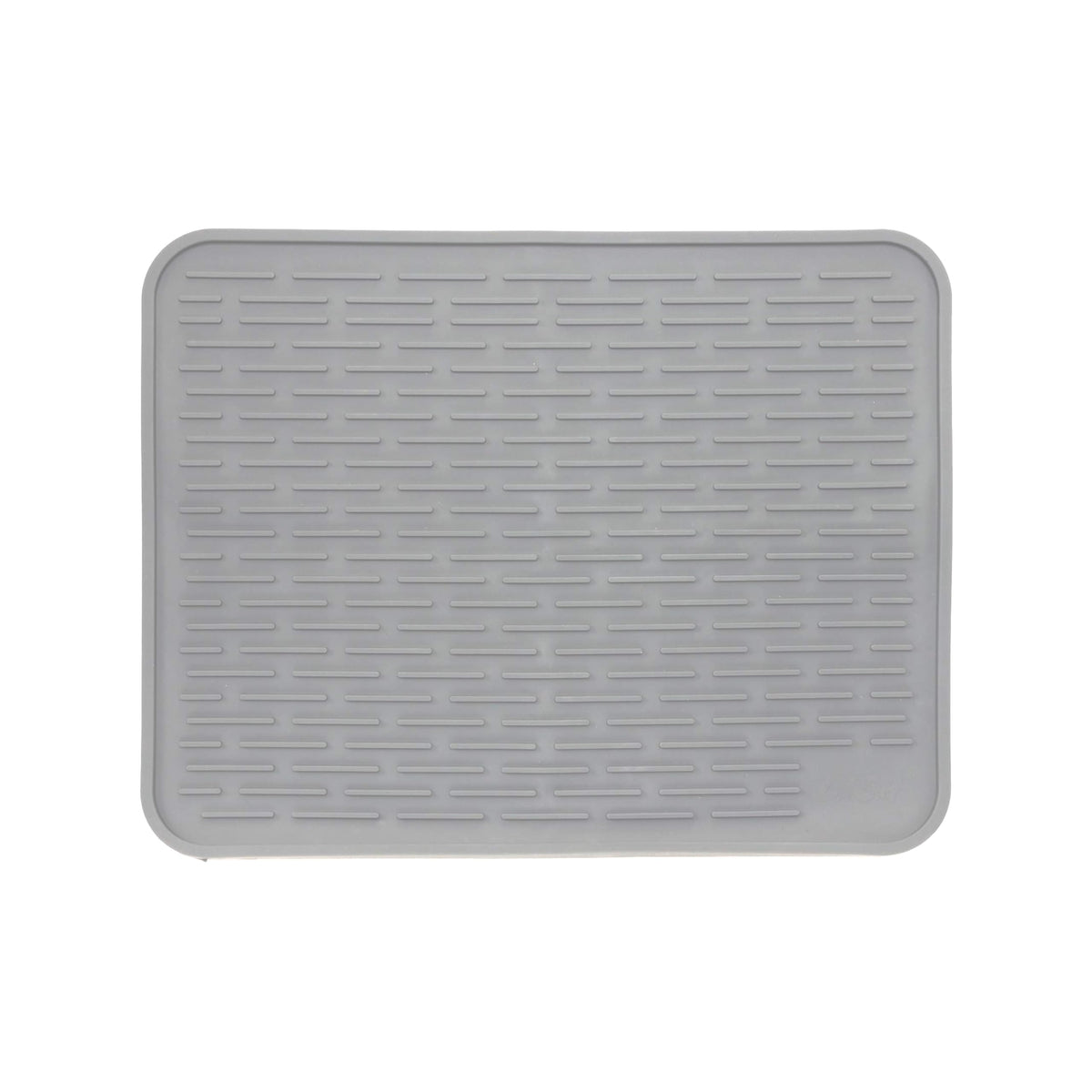 Large Silicone Dish Drying Mat – 16" x 12", Slate Grey