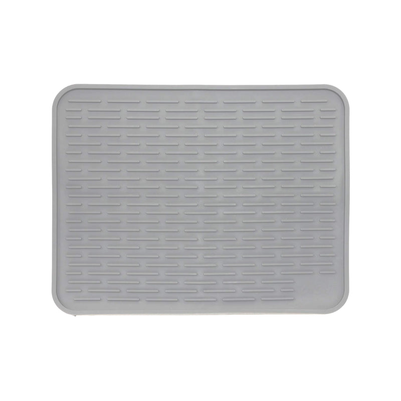 Large Silicone Dish Drying Mat – 16" x 12", Slate Grey