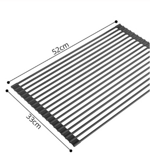 Collapsible Over-the-Sink Colander & Drain Basket
