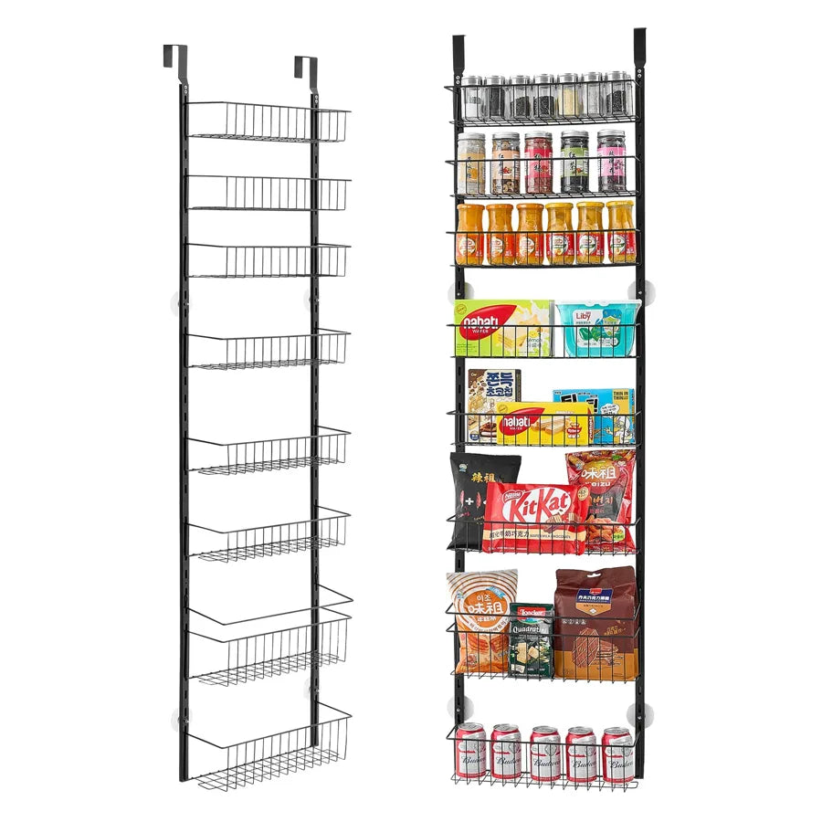 8-Tier Over-the-Door Pantry Rack